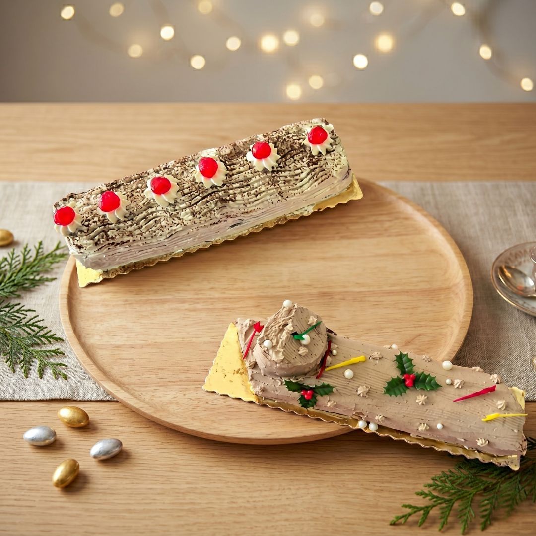 Bûche de Noël artisanale