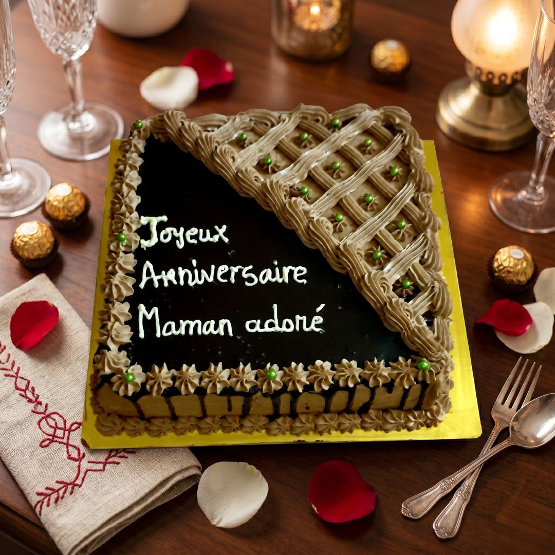 Gâteau d'anniversaire personnalisé