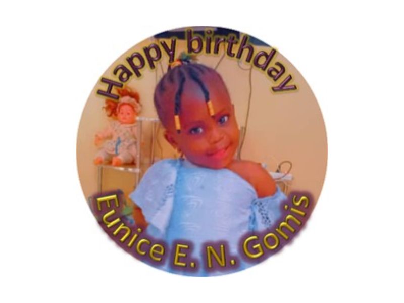 Photo comestible personnalisée pour gâteau
